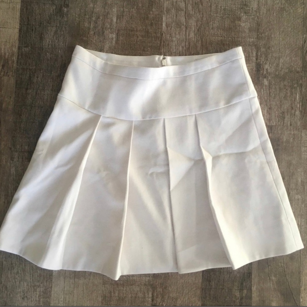 NWT J.Crew women mini pleated skirt size 4